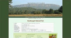 Desktop Screenshot of bandhavgarh.co.uk