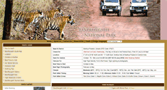 Desktop Screenshot of bandhavgarh.co.in
