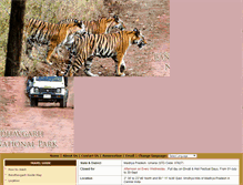 Tablet Screenshot of bandhavgarh.co.in